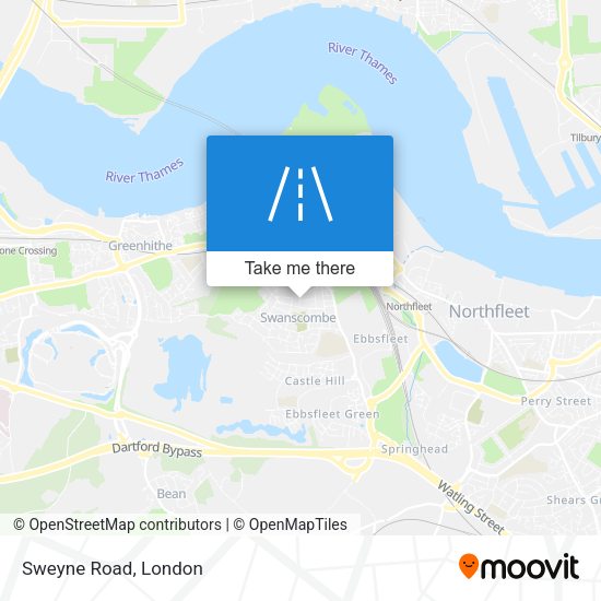 Sweyne Road map