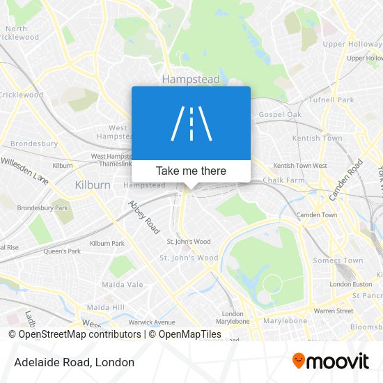 Adelaide Road map