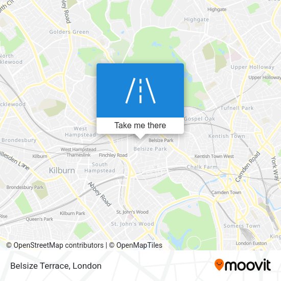 Belsize Terrace map