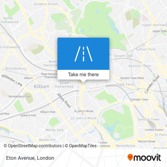 Eton Avenue map
