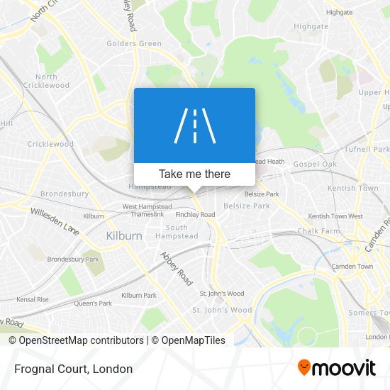 Frognal Court map