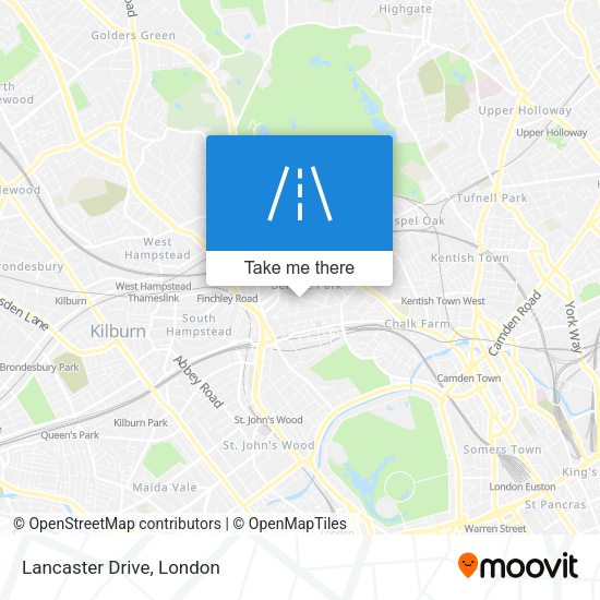 Lancaster Drive map