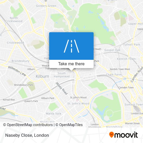 Naseby Close map