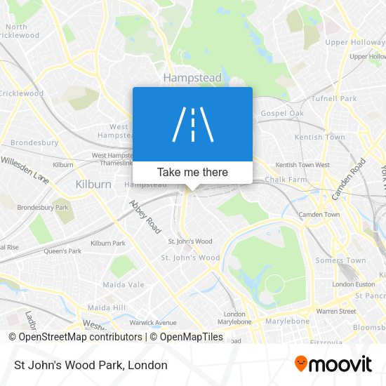 St John's Wood Park map