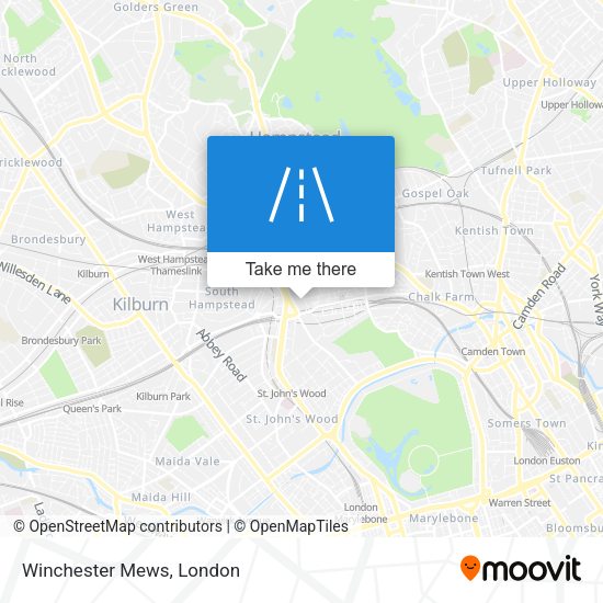 Winchester Mews map