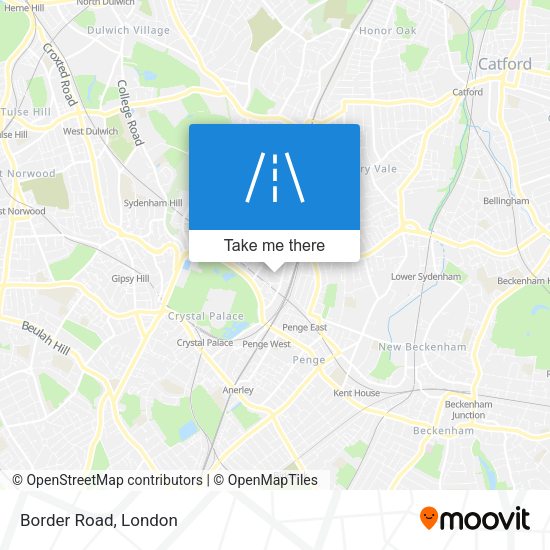 Border Road map