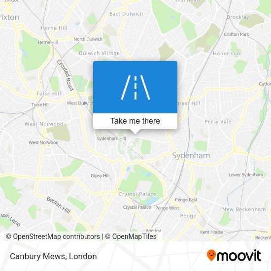 Canbury Mews map
