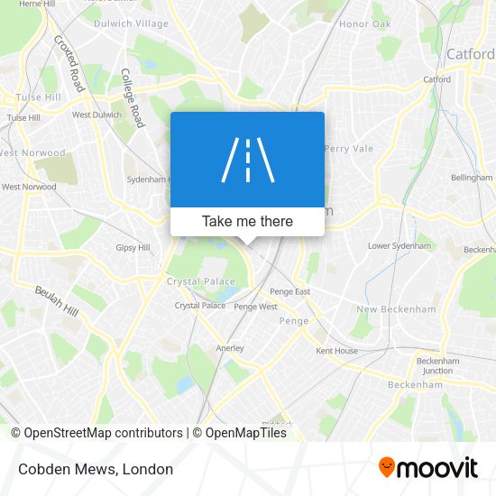 Cobden Mews map
