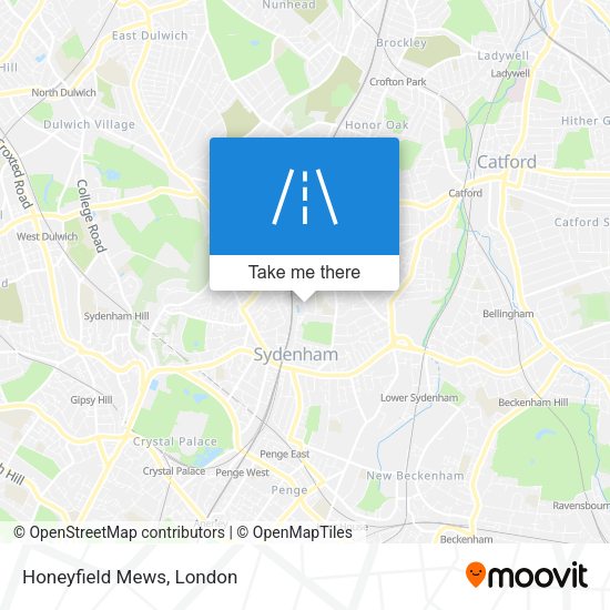 Honeyfield Mews map