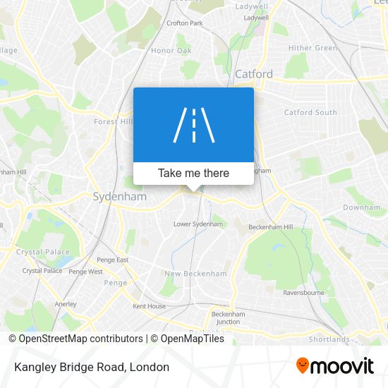 Kangley Bridge Road map