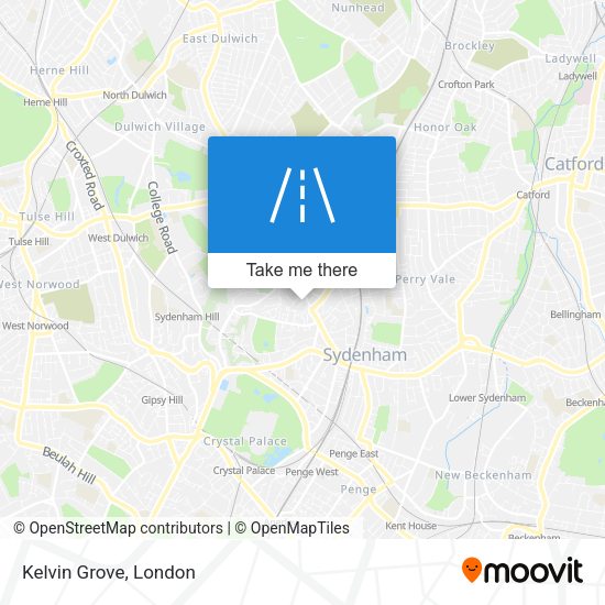 Kelvin Grove map