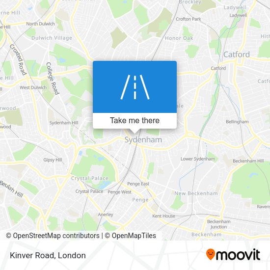 Kinver Road map