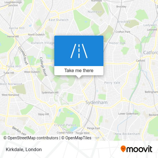 Kirkdale map