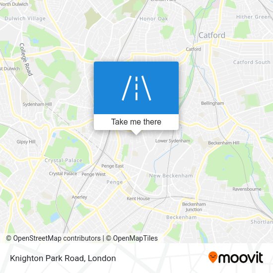Knighton Park Road map