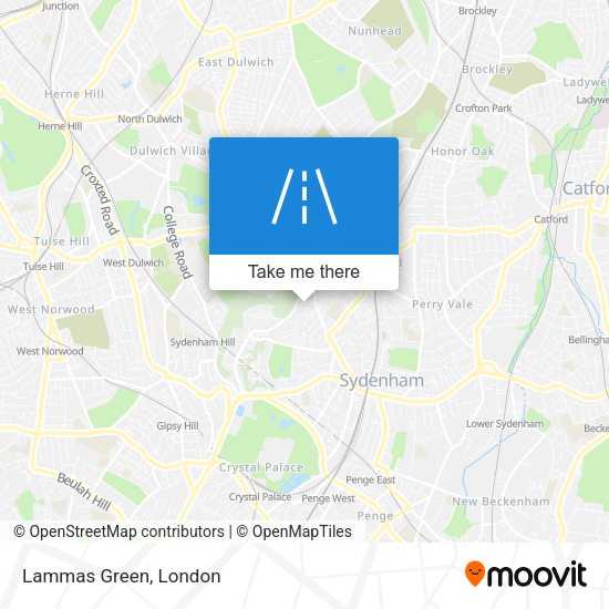 Lammas Green map
