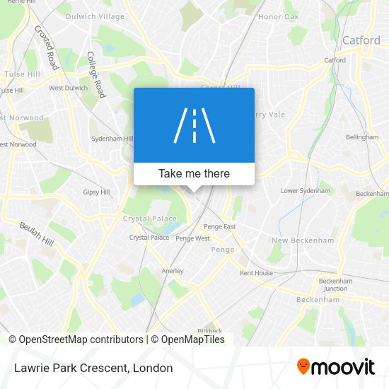 Lawrie Park Crescent map