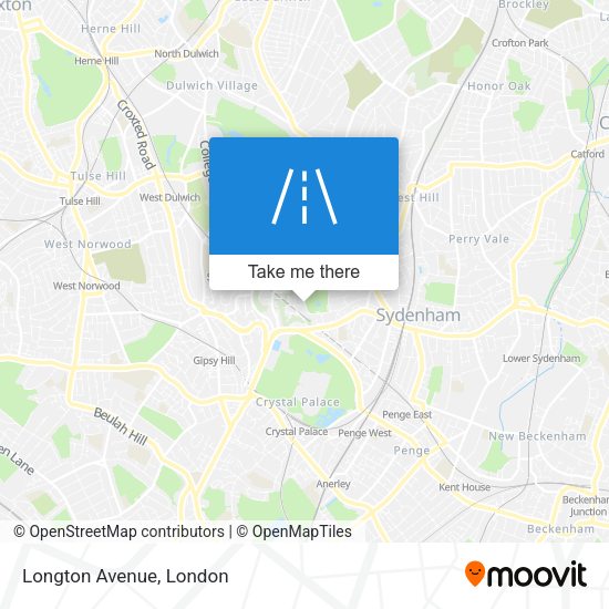 Longton Avenue map