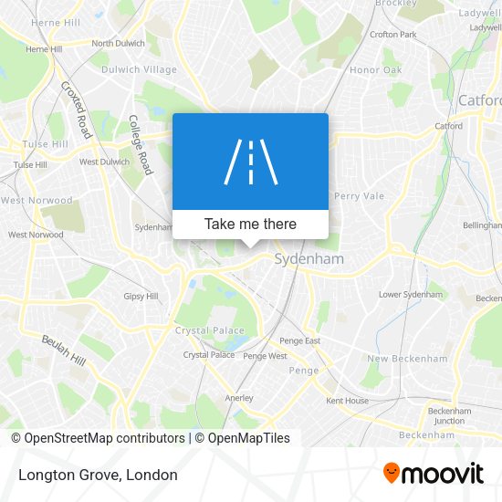 Longton Grove map