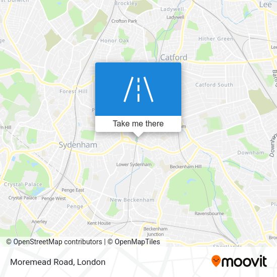 Moremead Road map