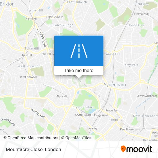 Mountacre Close map