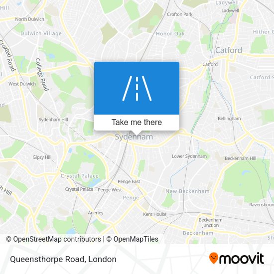 Queensthorpe Road map