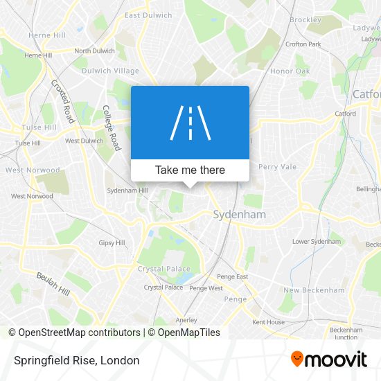 Springfield Rise map