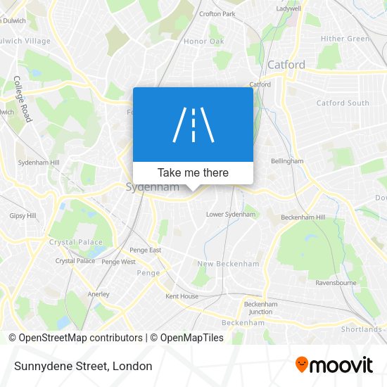 Sunnydene Street map