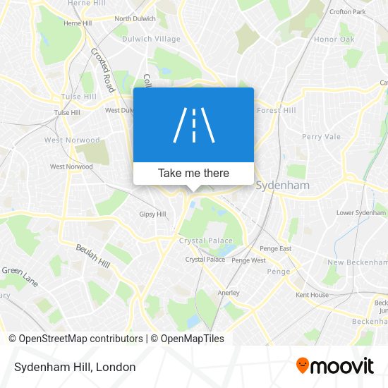 Sydenham Hill map