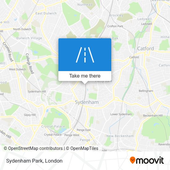 Sydenham Park map