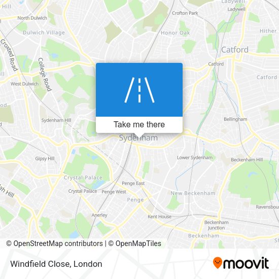 Windfield Close map