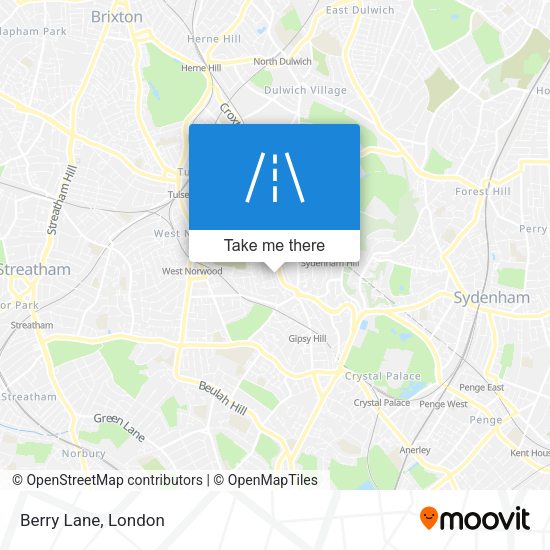 Berry Lane map
