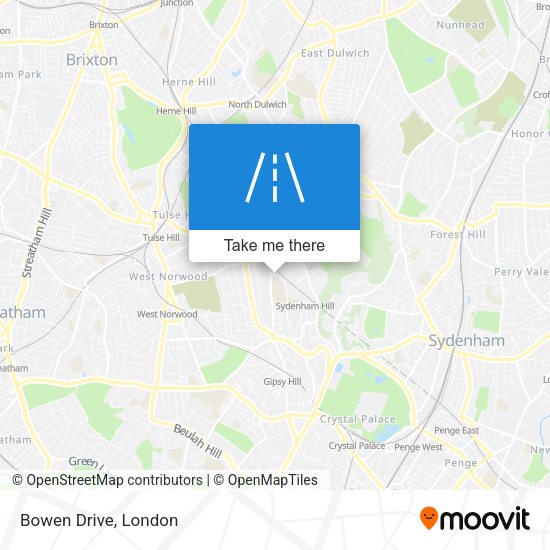 Bowen Drive map