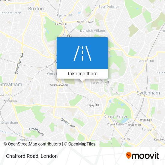 Chalford Road map