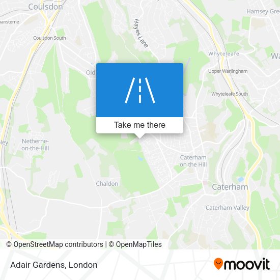 Adair Gardens map