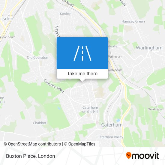 Buxton Place map