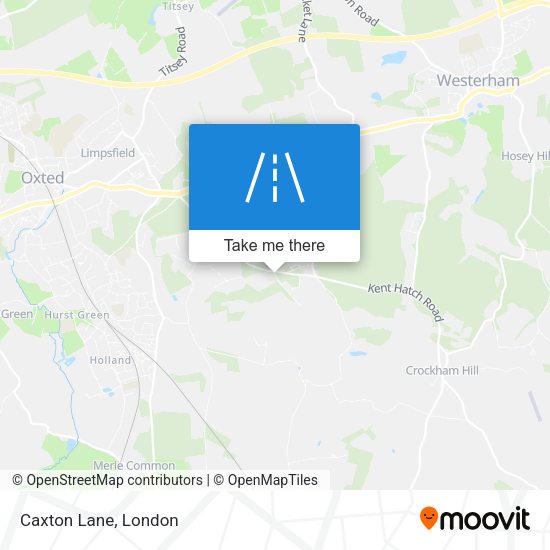 Caxton Lane map