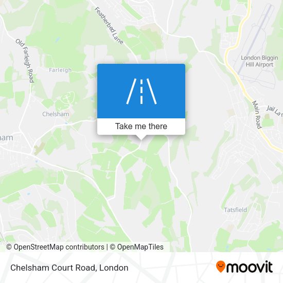 Chelsham Court Road map