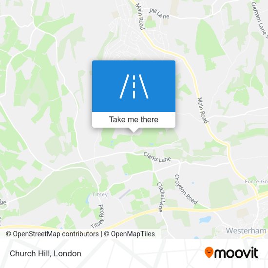 Church Hill map