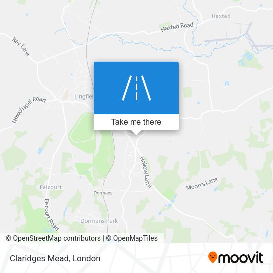 Claridges Mead map