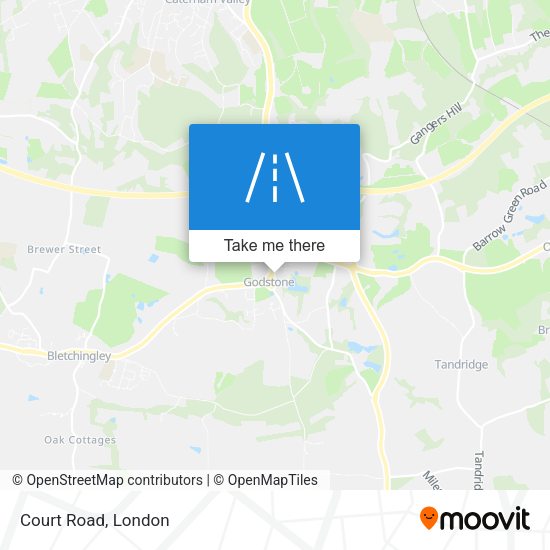 Court Road map
