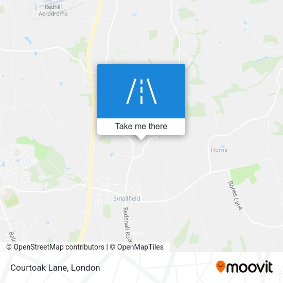 Courtoak Lane map