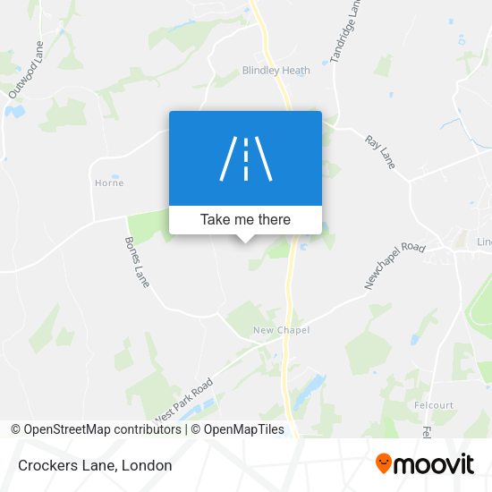Crockers Lane map