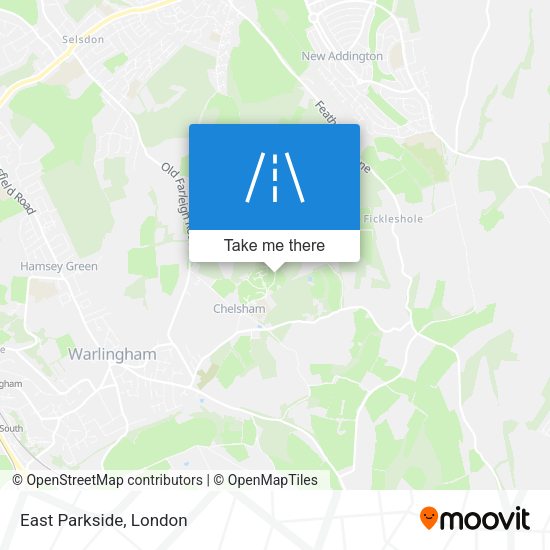 East Parkside map