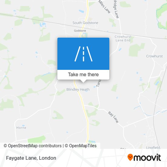 Faygate Lane map