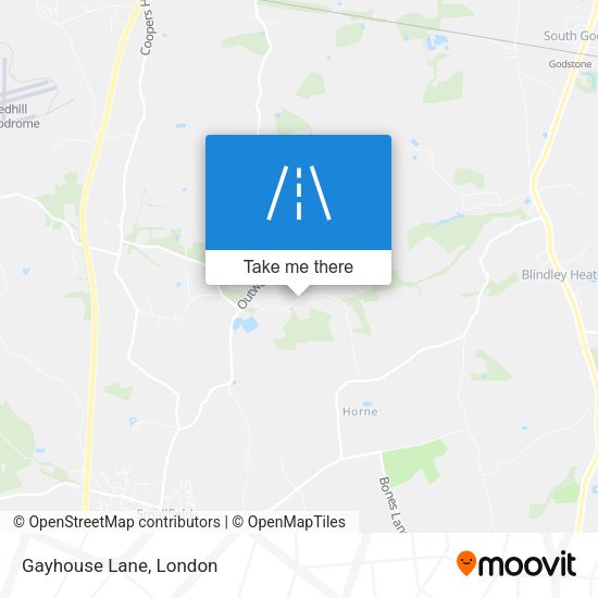 Gayhouse Lane map