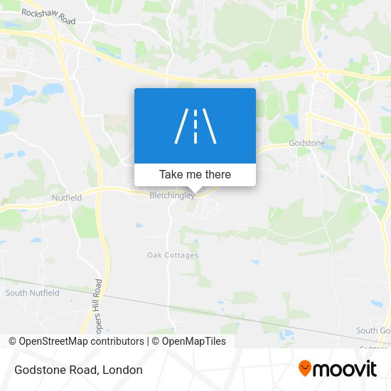 Godstone Road map