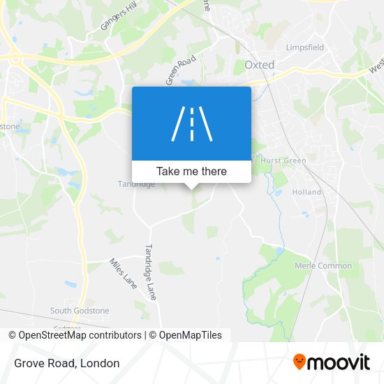 Grove Road map