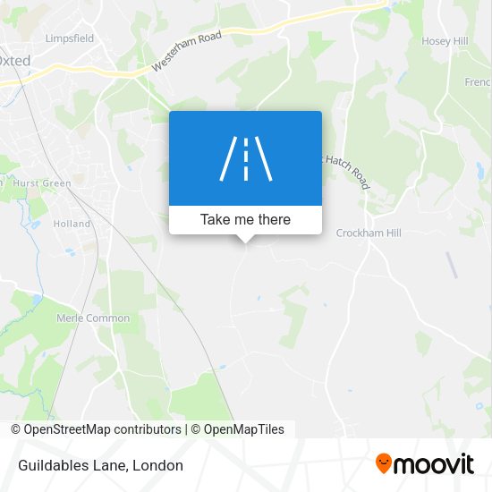 Guildables Lane map