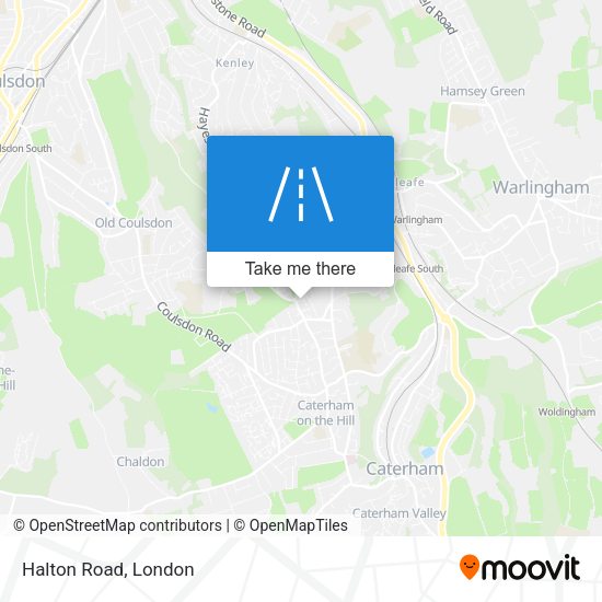 Halton Road map
