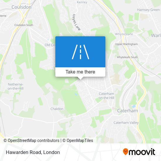 Hawarden Road map